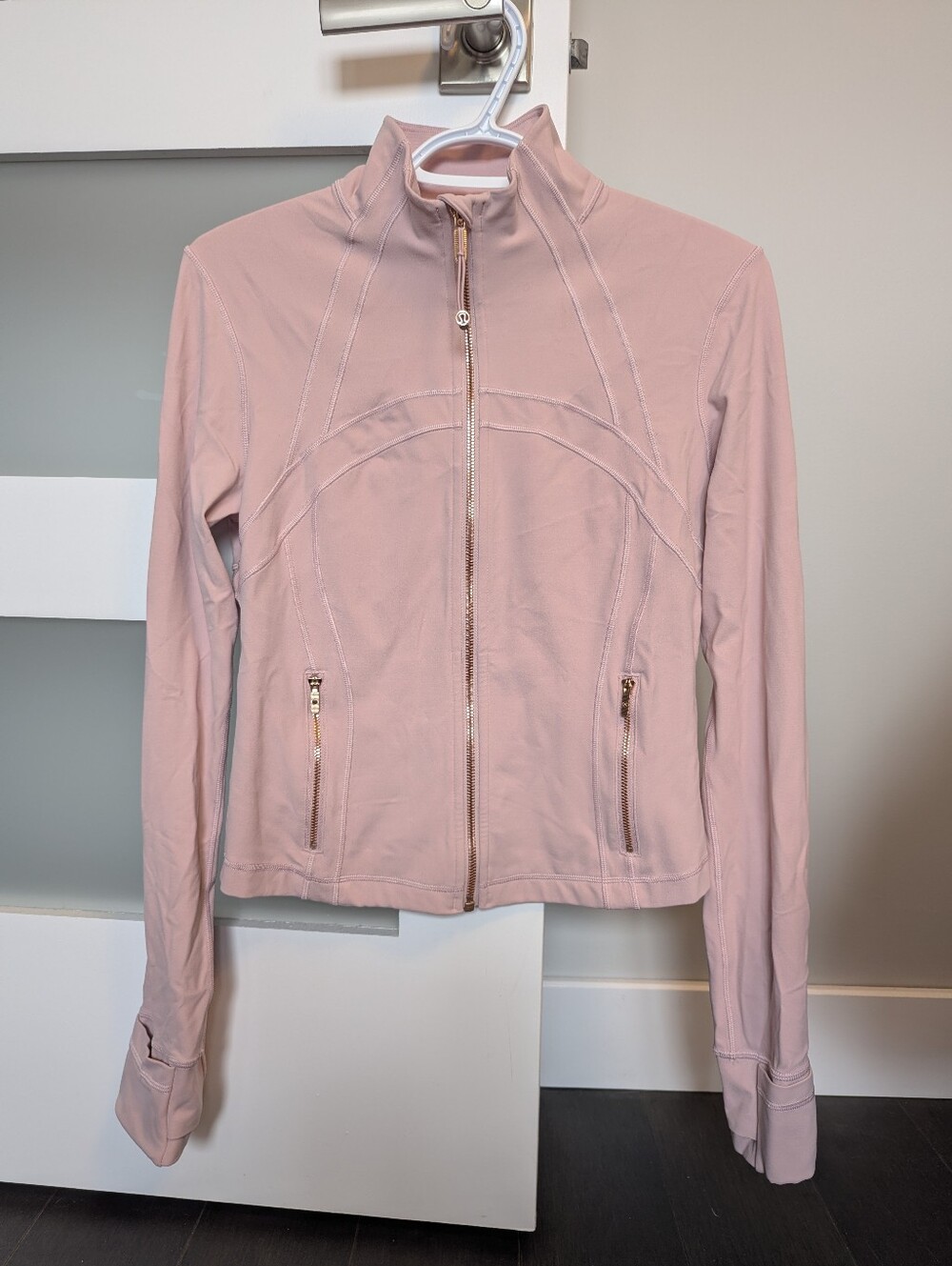 Pink Haze & Rose Gold Cropped Define Jacket Nulu - Lululemon